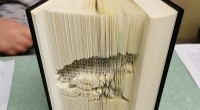 On peut parler de sculpture de livres, découpe-pliage, origami sur livres. Une façon de redonner une deuxième vie à de vieux livres. C’est méticuleux mais pas difficile, le plaisir du […]